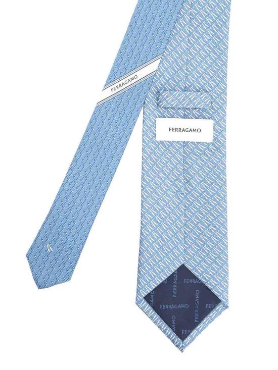 26SS 살바토레 페라가모 넥타이 351365000000000 Light Blue - SALVATORE FERRAGAMO