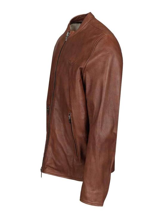 26SS 디젤 가죽 자켓 A211050BKBX7FG Brown - DIESEL