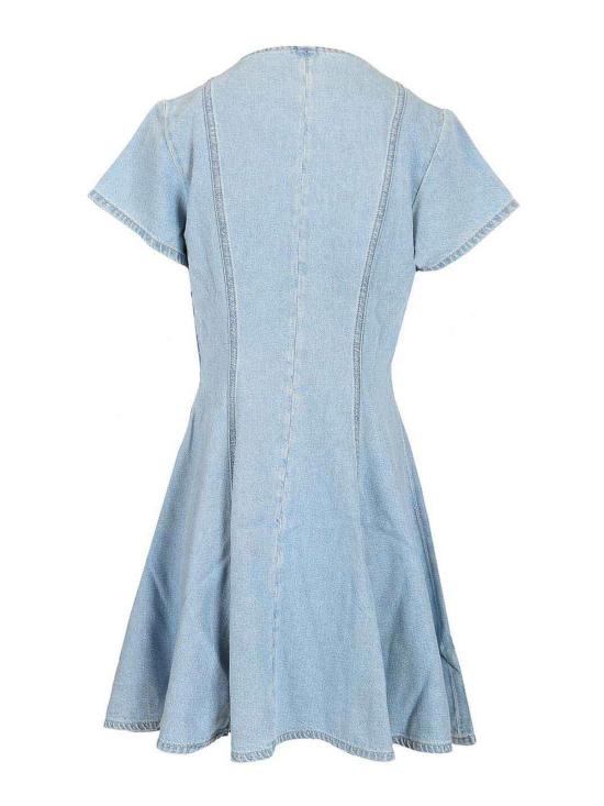 26SS 세븐포올맨카인드 미디 스커트 7U7STE38U71BA Light Blue - 7 FOR ALL MANKIND