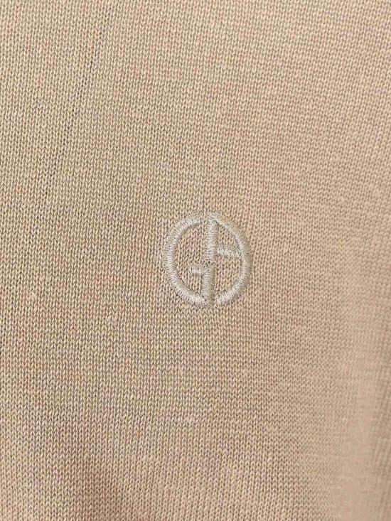 26SS 조르지오 아르마니 폴로 티셔츠 GM003314AF25098U6154 Beige - GIORGIO ARMANI