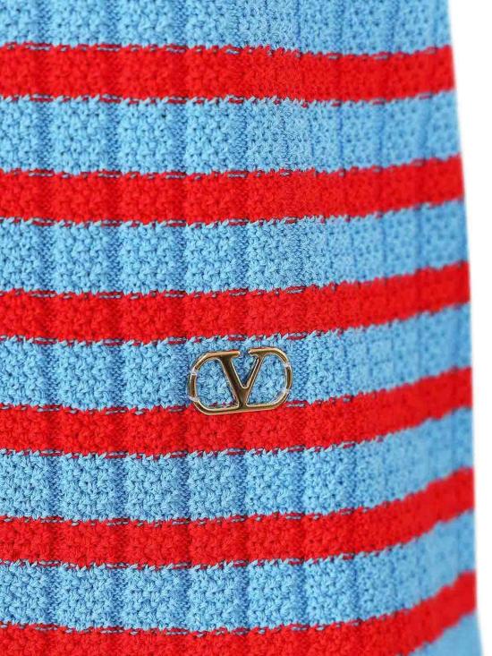 26SS 발렌티노 가라바니 반팔 티셔츠 8B3KC71WA369XV Blue - VALENTINO GARAVANI