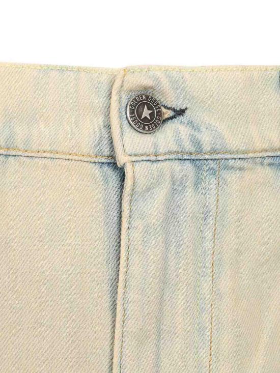 26SS 골든구스 데님 숏팬츠 GMP02517P00234915929 White - GOLDEN GOOSE