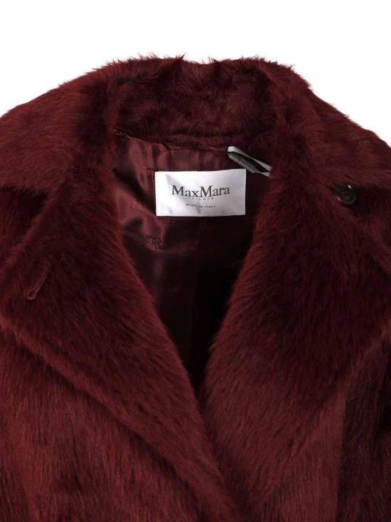25FW 막스마라 코트 252102000000000 Dark Red - MAX MARA