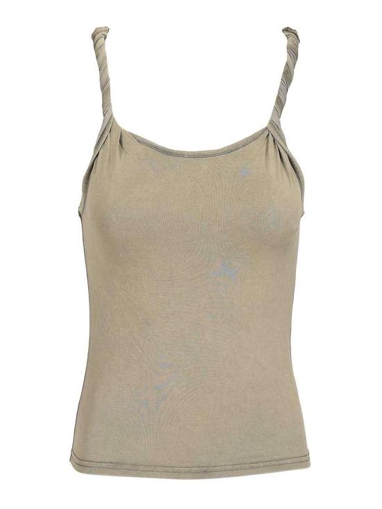 26SS 디젤 T-TWY 슬리브리스 텐셀 모달 블랜드 저지 티셔츠 A218700EPCJ5GDA Grey