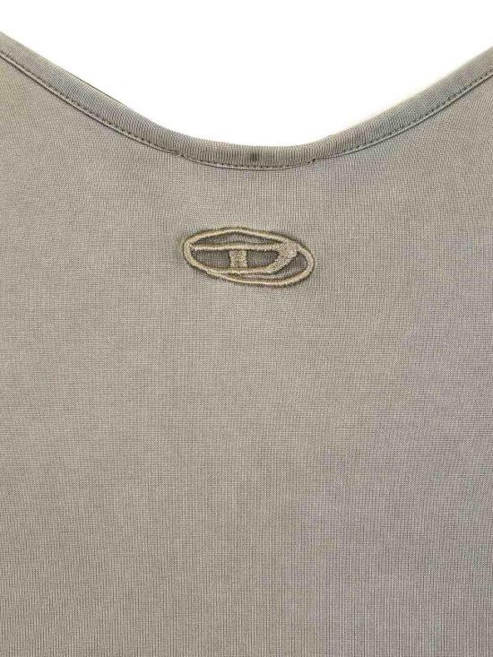 26SS 디젤 T-TWY 슬리브리스 텐셀 모달 블랜드 저지 티셔츠 A218700EPCJ5GDA Grey - DIESEL
