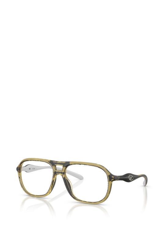 26FW 디젤 안경 DL6008U 2030 YELLOW METALLIC - DIESEL