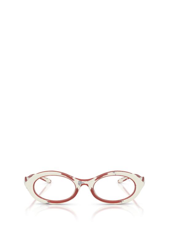 26FW 디젤 안경 DL6005U 2032 WHITE BARRELLING RED