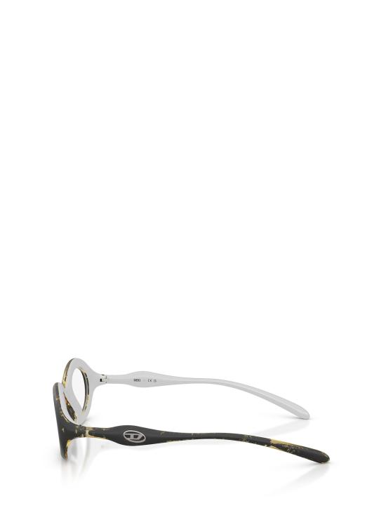 26FW 디젤 안경 DL6005U 2030 YELLOW METALLIC - DIESEL