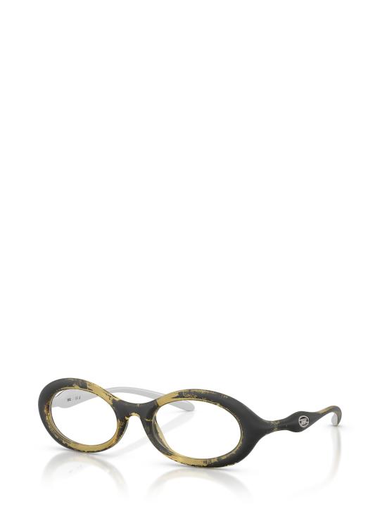 26FW 디젤 안경 DL6005U 2030 YELLOW METALLIC - DIESEL