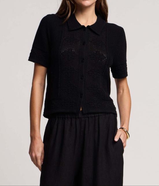  벨벳 바이 그레이엄 앤 스펜서 가디건 로즈몬드 니트