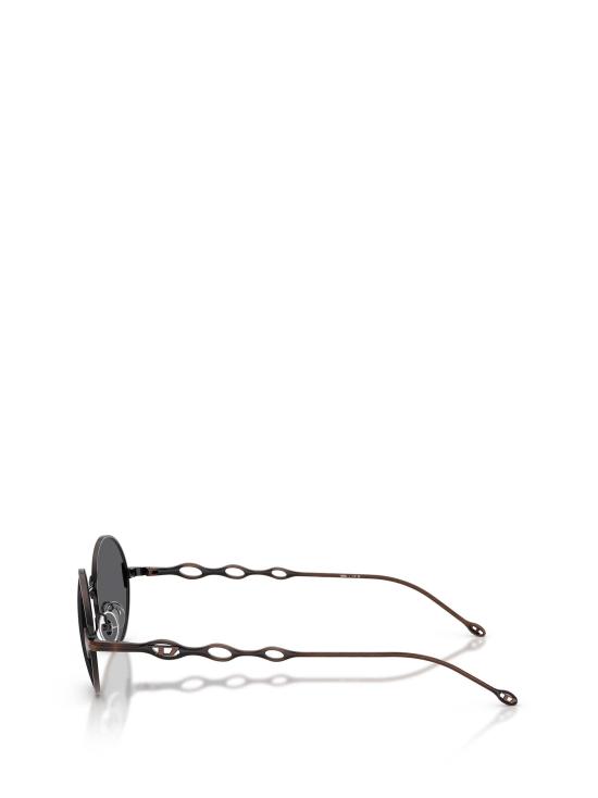 26FW 디젤 선글라스 DL1008 102587 SHINY BRUSH LIGHT YELLOW BROWN - DIESEL