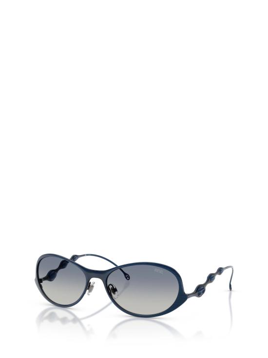 26FW 디젤 선글라스 DL1014 102414 SHINY BRUSHED ANTIQUE BLUE - DIESEL