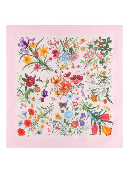 26SS 구찌 프린티드 실크 트윌 까레 823486 3G0015872 Roseate pink
