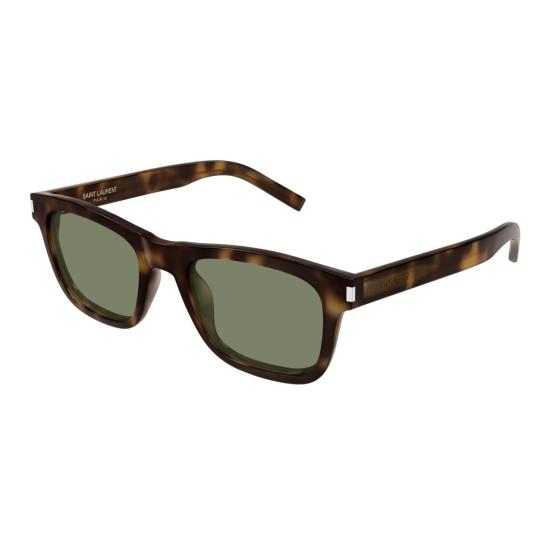 25FW 생로랑 선글라스 SL 819 클래식 직사각형 호피무늬 - SAINT LAURENT
