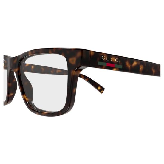 25FW 구찌 안경 Gg1987o 직사각형 호피무늬 프레임 안경 - GUCCI