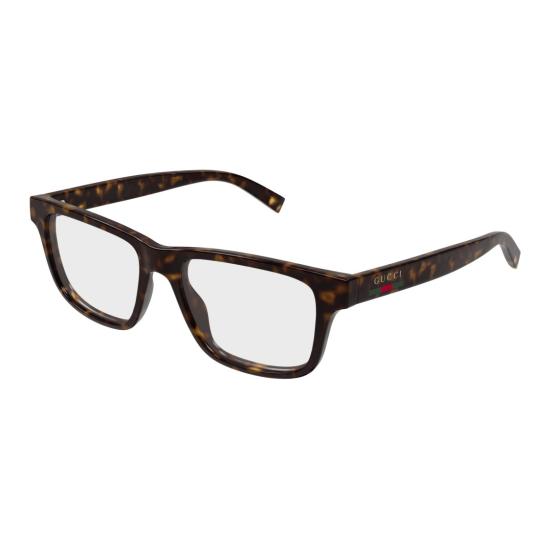 25FW 구찌 안경 Gg1987o 직사각형 호피무늬 프레임 안경 - GUCCI