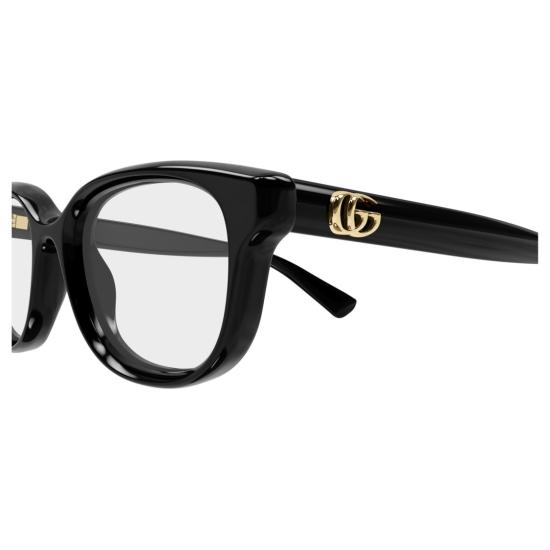 25FW 구찌 안경 Gg1978o 볼드 블랙 라운드 스퀘어 - GUCCI