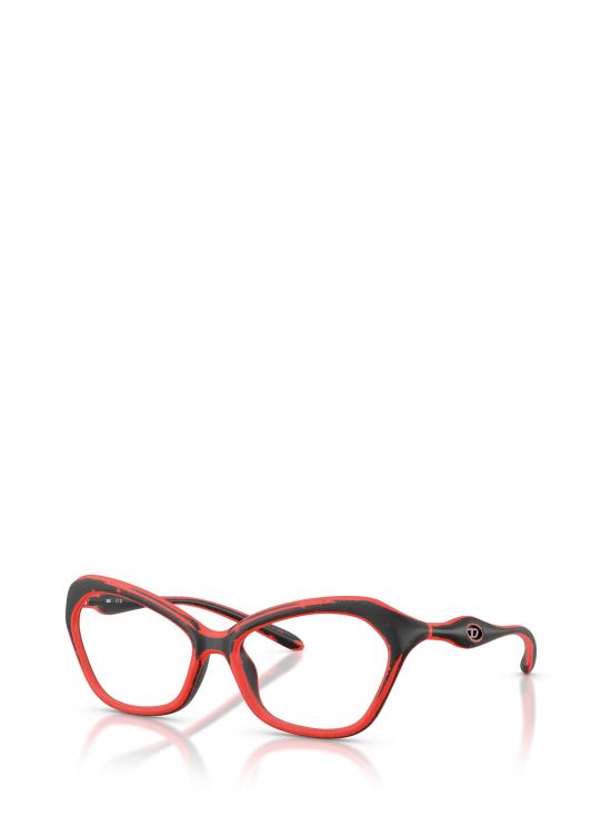 26FW 디젤 안경 DL6003U 2009 BLACK BARRELLING RED - DIESEL