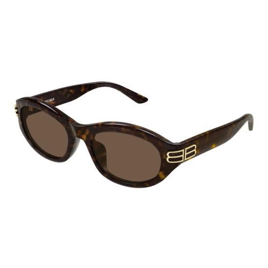 25FW 발렌시아가 선글라스 Bb0434sk 호피무늬 타원형 - BALENCIAGA