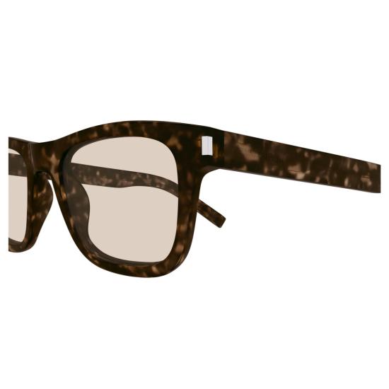 25FW 생로랑 선글라스 SL 819 호피무늬 사각 프레임 - SAINT LAURENT