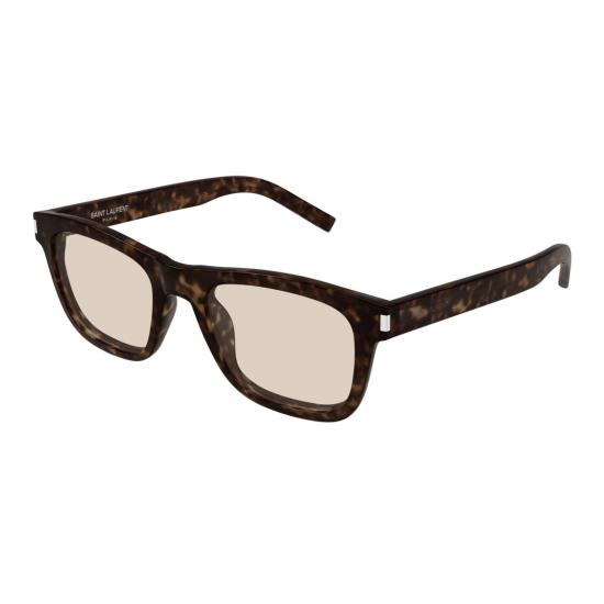 25FW 생로랑 선글라스 SL 819 호피무늬 사각 프레임 - SAINT LAURENT