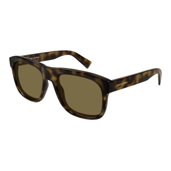 25FW 생로랑 선글라스 SL 558 볼드 스퀘어 프레임 호피무늬 - SAINT LAURENT