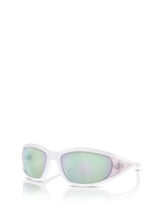 26FW 디젤 선글라스 DL3002 504S6V MATTE WHITE - DIESEL