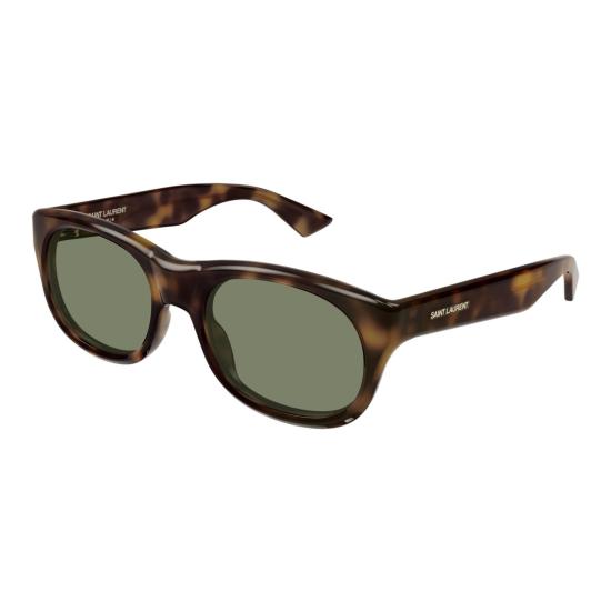 25FW 생로랑 선글라스 SL 815 로미 직사각형 호피무늬 - SAINT LAURENT