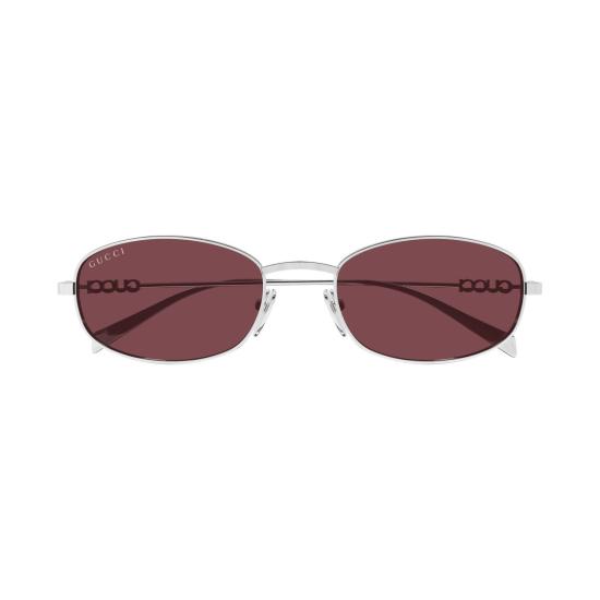 25FW 구찌 선글라스 GG1940년대 광택 은색 타원형