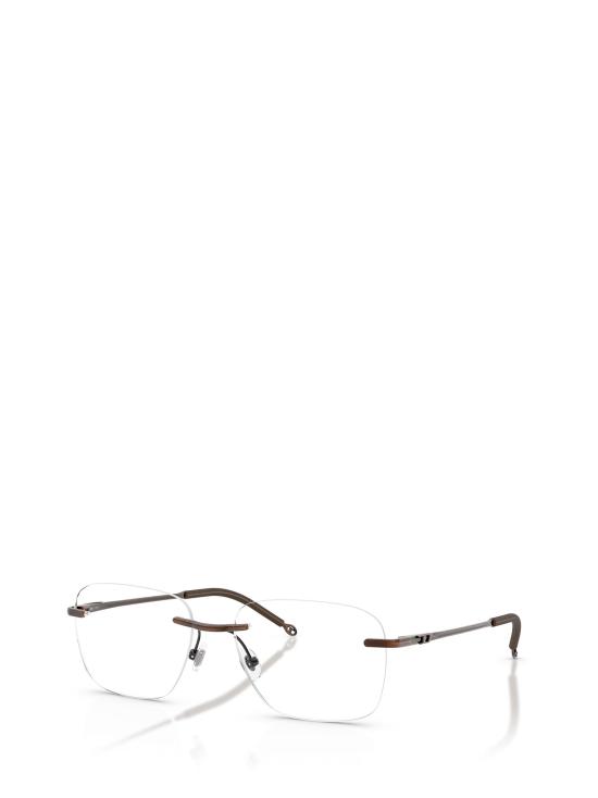 26FW 디젤 안경 DL5005 1025 BRUSHED ANTIQUE YELLOW BROWN - DIESEL