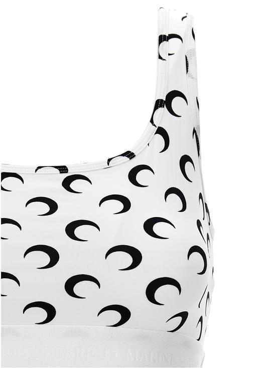 26SS 마린세르 트레이닝 티셔츠 WUW055BCJER0001WH00 White Black - MARINE SERRE