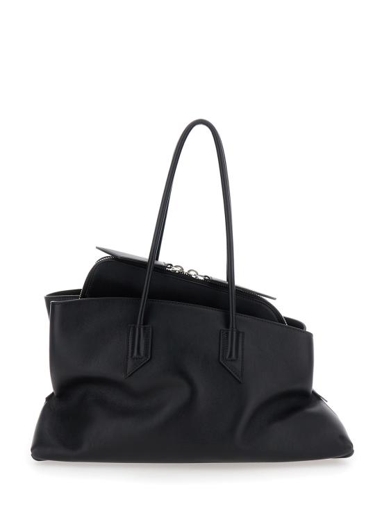 26FW 디 아티코 라 파세지아타 미디엄 탑 핸들 백 250WAH00054LBT019AA100 Black