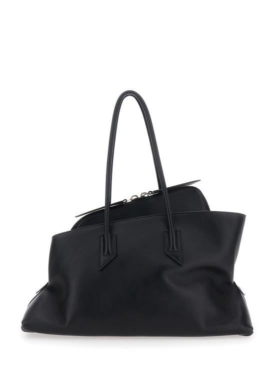 26FW 디 아티코 라 파세지아타 미디엄 탑 핸들 백 250WAH00054LBT019AA100 Black - THE ATTICO