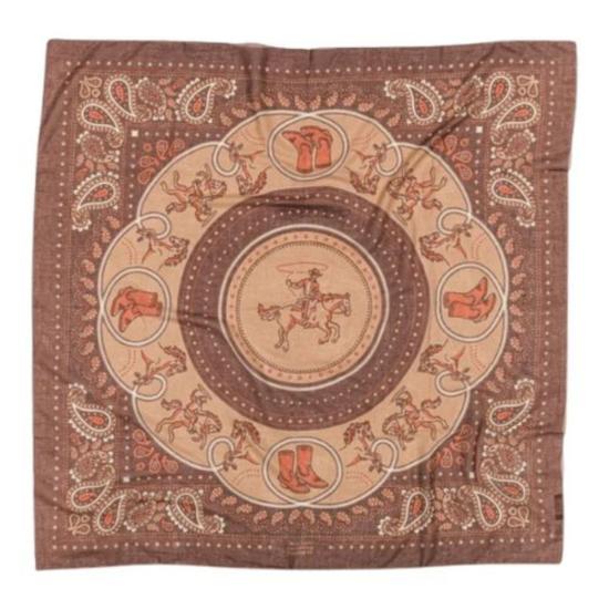  메종 르콩트 플라망 머플러/스카프 Maison Lecomte Flament Noirmoutier 반다나 스카프 100x100cm - MAISON LECOMTE FLAMENT