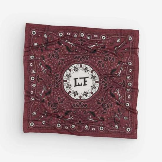  메종 르콩트 플라망 머플러/스카프 Maison Lecomte Flament Noirmoutier 반다나 스카프 100x100cm - MAISON LECOMTE FLAMENT