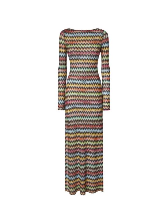 26SS 미소니 롱 원피스 MC26SQ03BR014J MULTICOLOR BLK BASE SM9YL