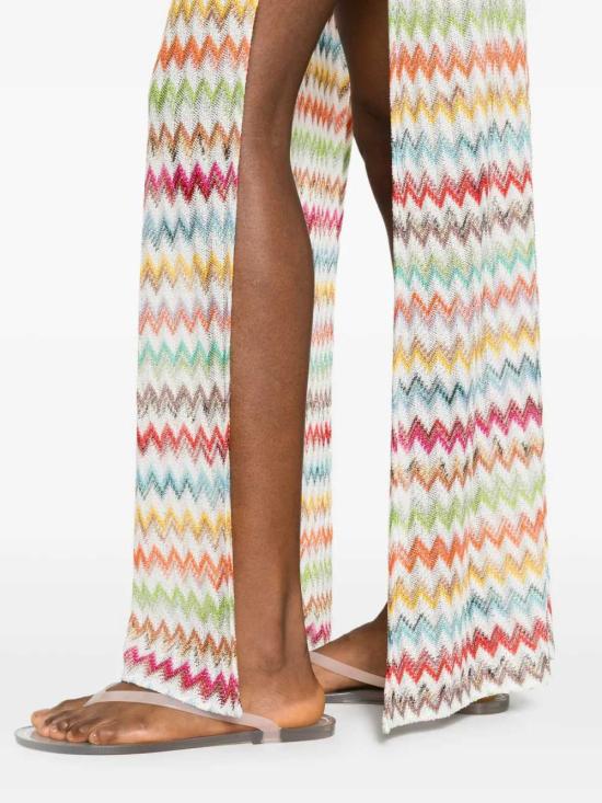 26SS 미소니 롱 원피스 MC26SQ03BR014J SM9X3 MULTICOLOR WHT BASE - MISSONI