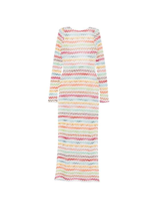 26SS 미소니 롱 원피스 MC26SQ03BR014J SM9X3 MULTICOLOR WHT BASE