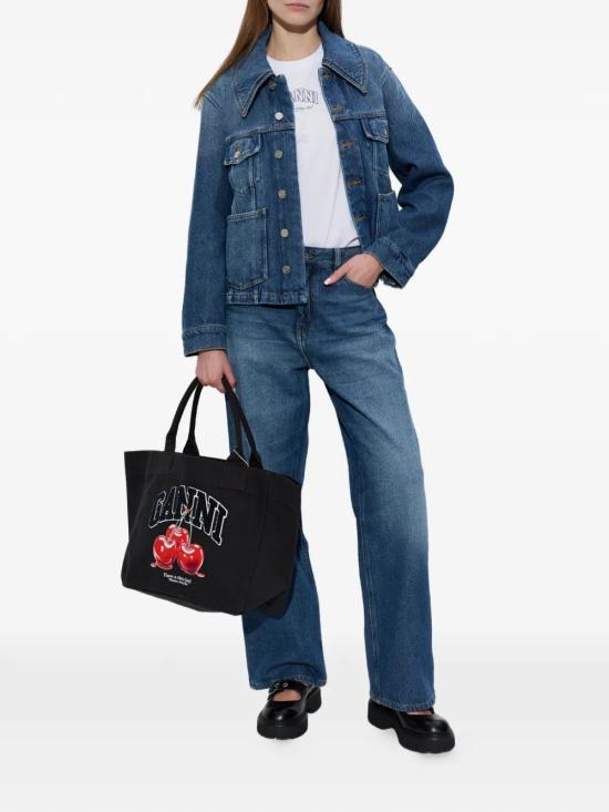 26SS 가니 수트 자켓 A1010073 569 Dark blue vintage - GANNI