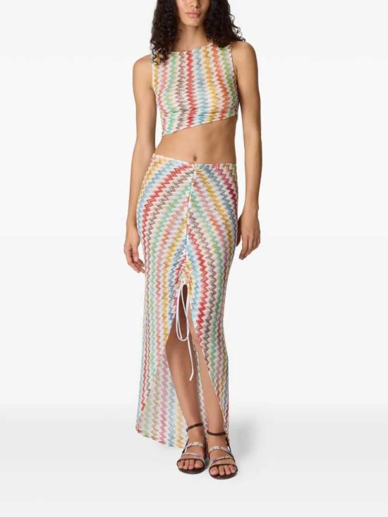 26SS 미소니 민소매 티셔츠 MS26SK03BR014J MULTICOLOR WHT BASE SM9X3 - MISSONI