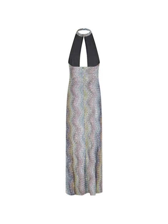 26SS 미소니 롱 원피스 DS26SG2VBC0065 MULTIBLUE YELLOW VIO SMSNS - MISSONI