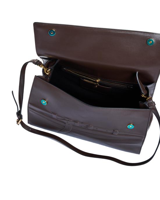 26SS 모스키노 크로스백 MC4052PP1O OA6 301 MARRONE SCURO - MOSCHINO