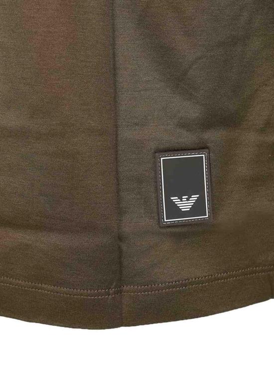 26SS 엠포리오 아르마니 반팔 티셔츠 EM005491AF24839U8121 GREEN - EMPORIO ARMANI