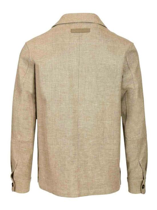 26SS 에르메네질도제냐 긴팔 셔츠 UHV22A3SOT6BV04 Beige - ERMENEGILDO ZEGNA