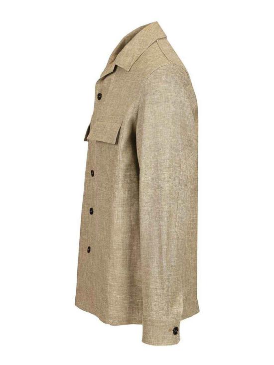 26SS 에르메네질도제냐 긴팔 셔츠 UHV22A3SOT6BV04 Beige - ERMENEGILDO ZEGNA