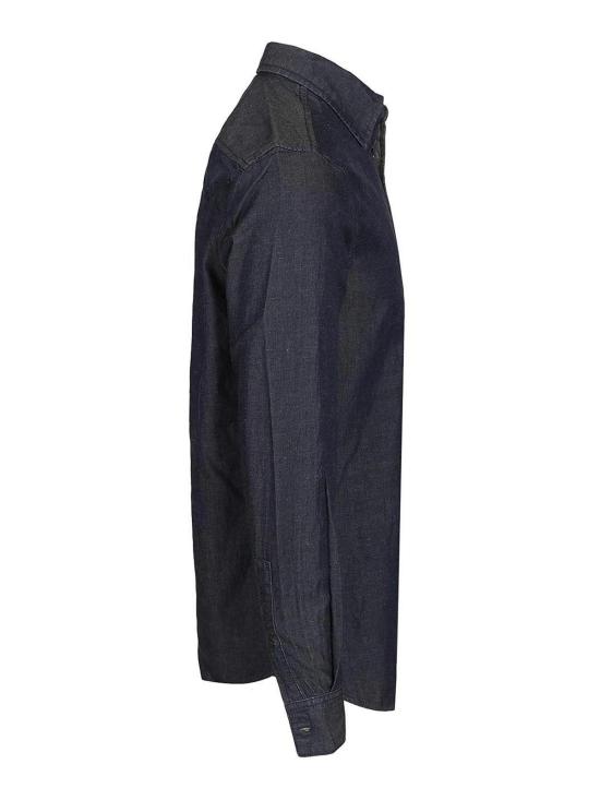 26SS 엠포리오 아르마니 셔츠 EM001527AF25156MB001 Blue - EMPORIO ARMANI