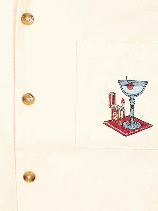 26SS 드롤드무슈 셔츠 JSH227CO215OW White - DROLE DE MONSIEUR