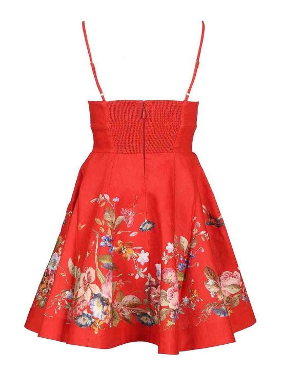 26SS 짐머만 숏팬츠 5963DRS264REFL Red - ZIMMERMANN