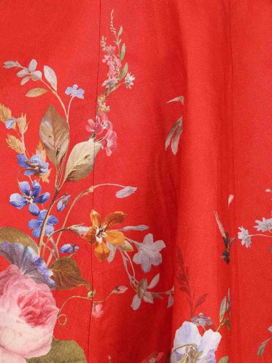 26SS 짐머만 숏팬츠 5963DRS264REFL Red - ZIMMERMANN