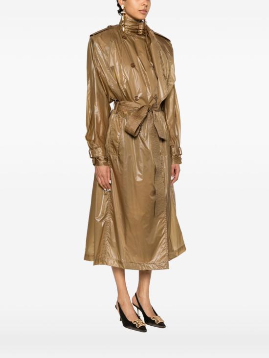 26SS 생로랑 코트 873631 Y7J142601 Marrone chiaro - SAINT LAURENT